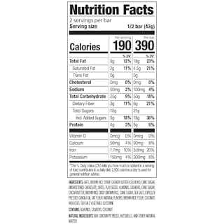 Foto 5 | Barra Energetica Chocolate Coco Sin Ogm Sin Gluten 12 X 390 Kcal - Venta Internacional.