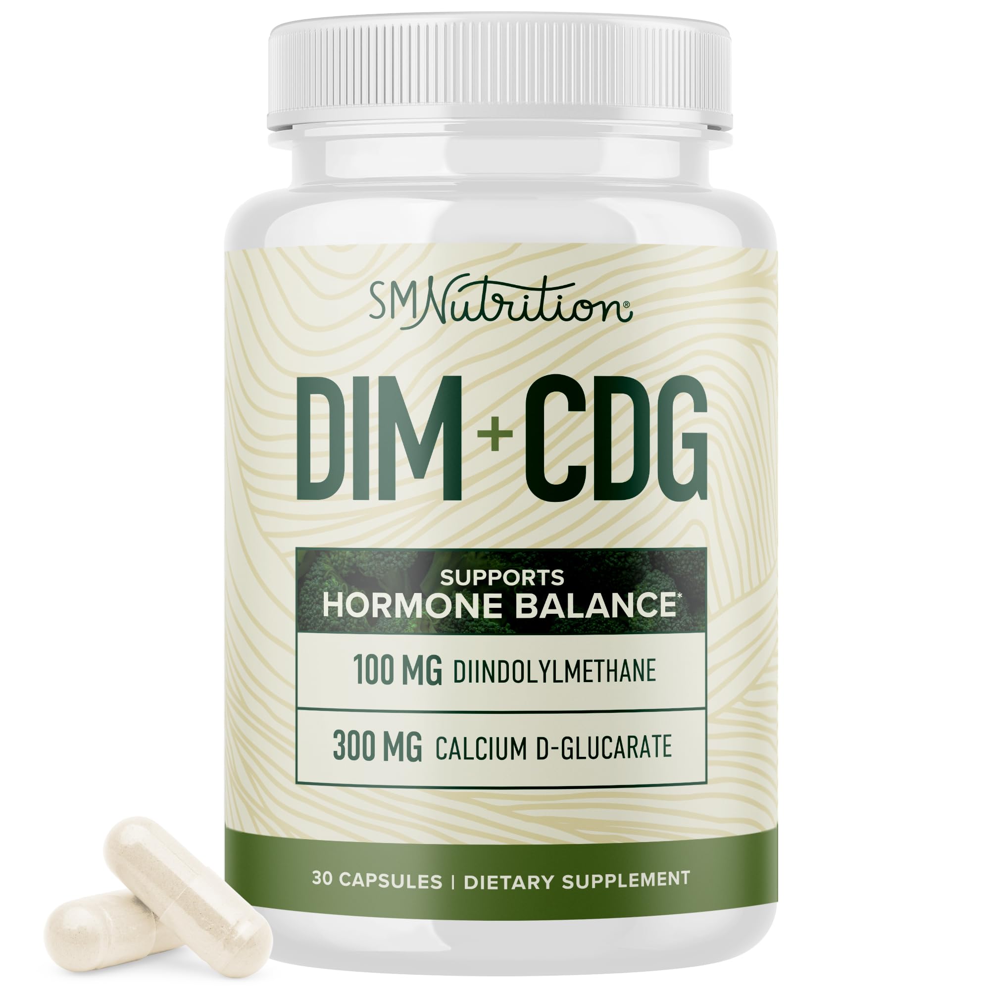 Foto 2 pulgar | Suplemento De D-glucarato De Calcio Smnutrition Con Dim 100 Mg - Venta Internacional.