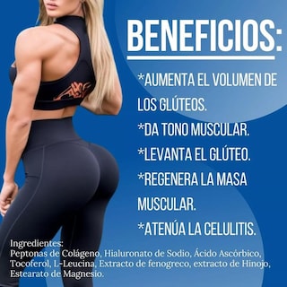 Foto 5 | Glúteo Peptonas Abdominal Mesofrance 2 Piezas de 90 Capsulas