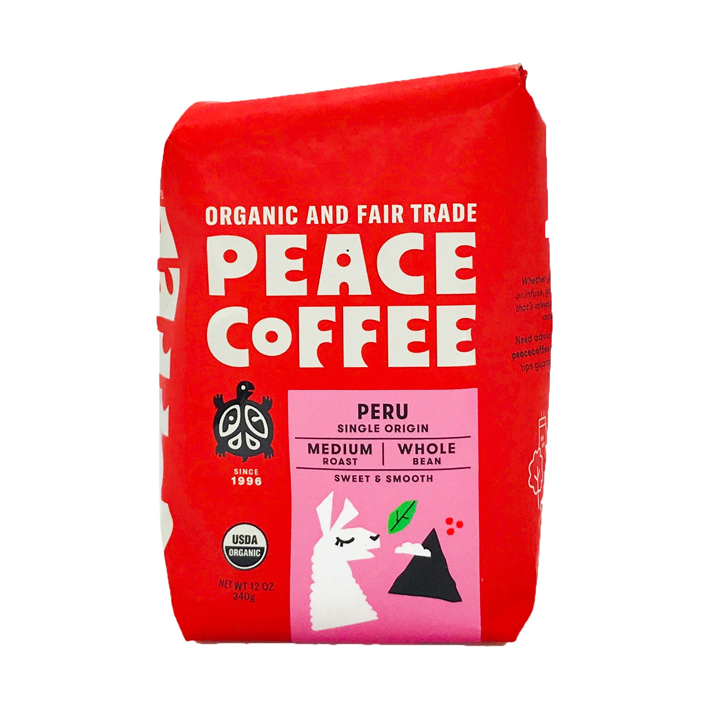 Foto 2 pulgar | Café Orgánico Peruano Coffee Peace  355 Ml  Tostado Medio - Venta Internacional.