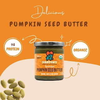 Foto 4 | Mantequilla De Semillas De Calabaza Dastony Organic Germinada Cruda 240 Ml - Venta Internacional.