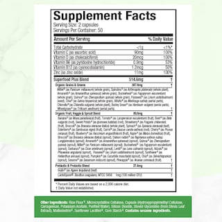 Foto 5 | Suplemento Purely Inspired Greens Superfood 100 Cápsulas - Venta Internacional.