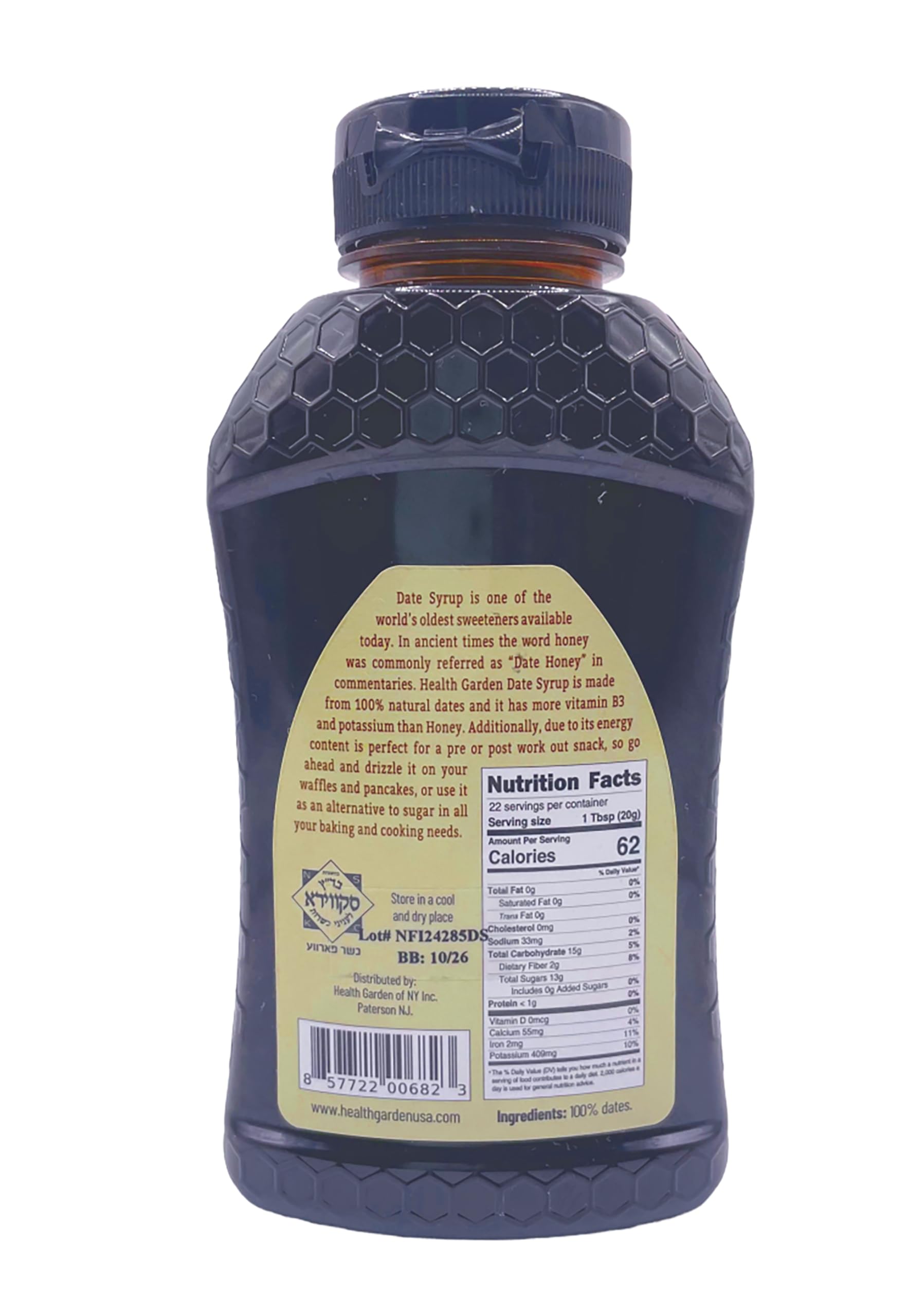 Foto 2 | Sirope De Dátil Health Garden 473 Ml - Venta Internacional.