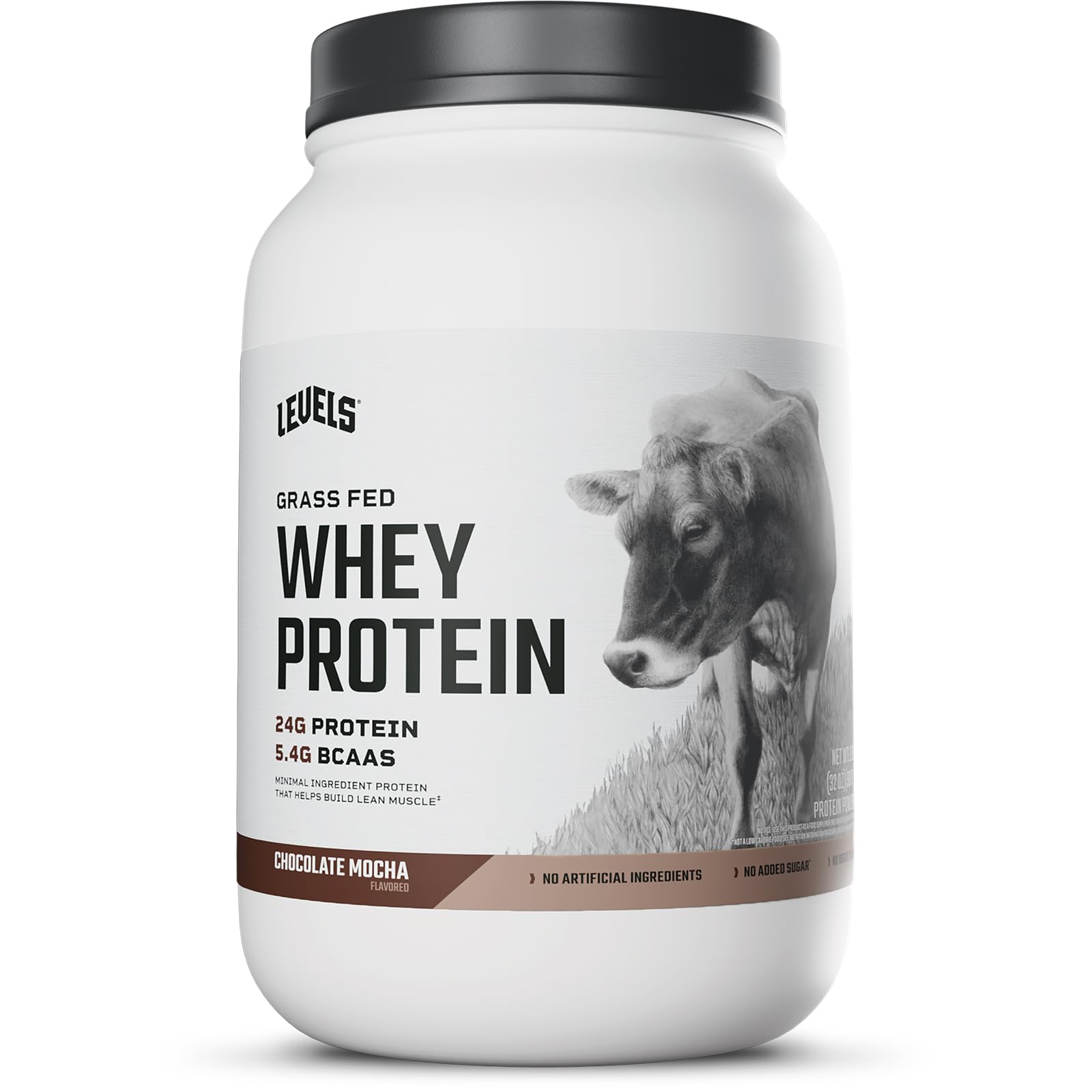 Foto 2 pulgar | Niveles De Proteína De Suero De Leche En Polvo  Chocolate Y Moca Alimentados Con Pasto  2 Libras - Venta Internacional.