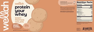 Foto 5 | Proteína De Suero Wellah Protein Your Whey Wpi Snickerdoodle 30 Raciones - Venta Internacional.