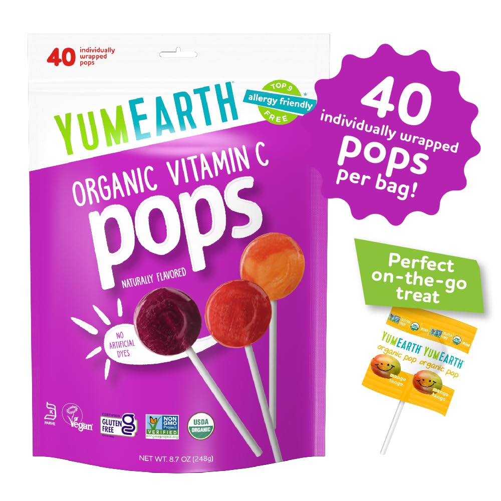 Foto 2 | Lollipops Yumearth Organic Vitamina C 4.0 Con Sabor A Fruta - Venta Internacional.