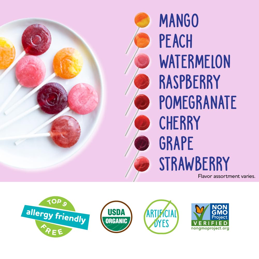 Foto 5 pulgar | Lollipops Yumearth Organic Vitamina C 4.0 Con Sabor A Fruta - Venta Internacional.