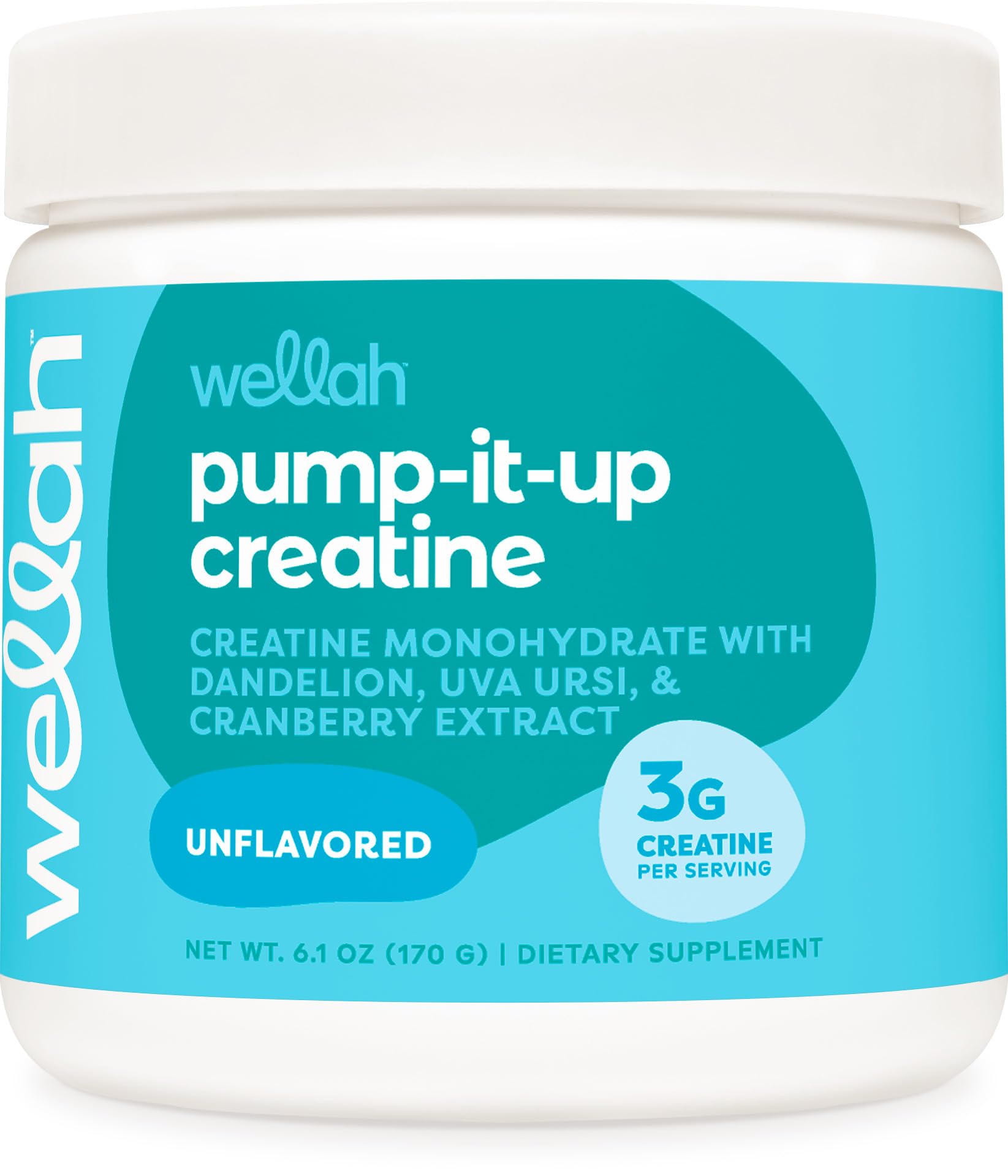 Foto 1 | Suplemento De Creatina Wellah Pump-it-up 50 Porciones Sin Sabor - Venta Internacional.