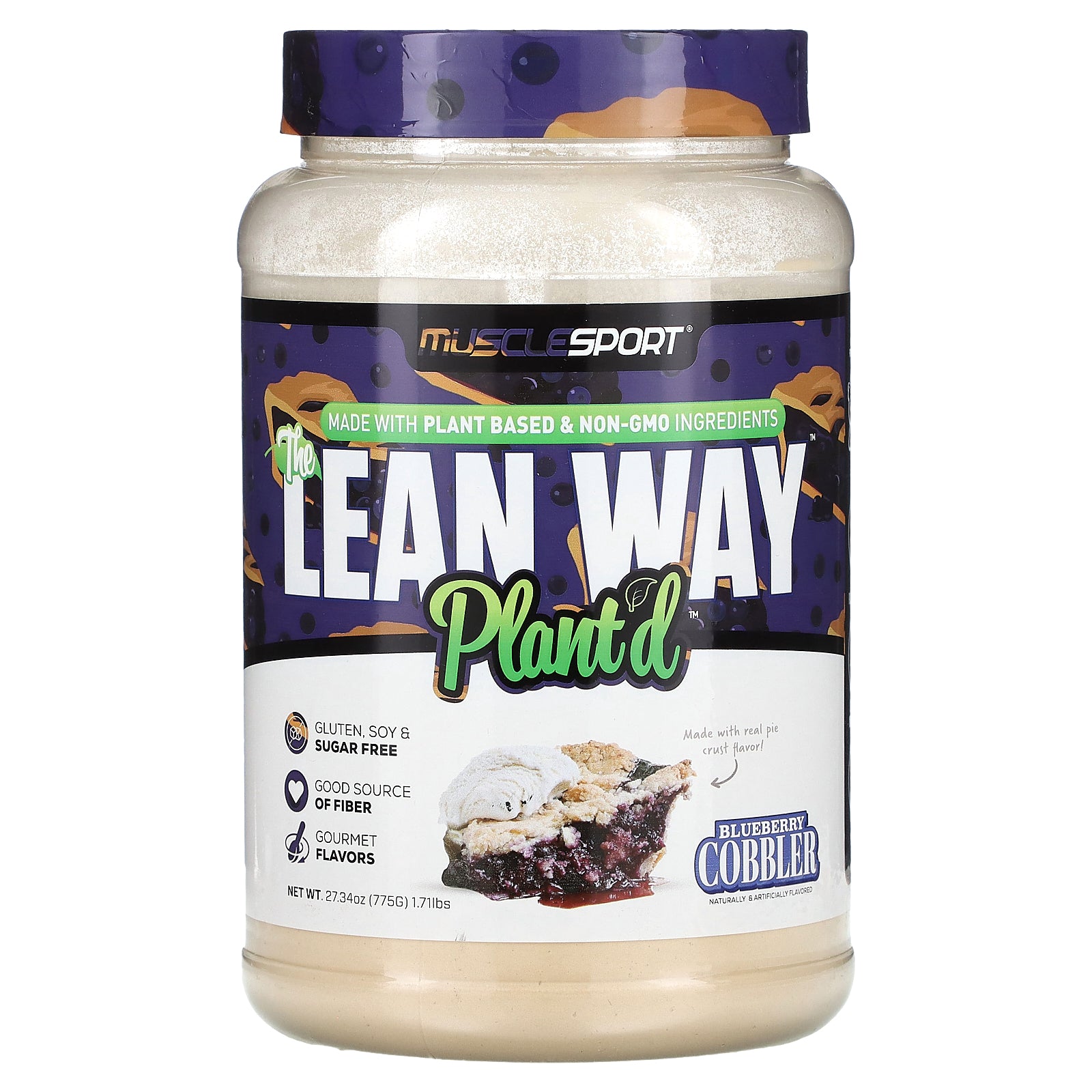 Foto 2 pulgar | Proteína En Polvo Musclesport The Lean Whey Plant'd 775 G - Venta Internacional.