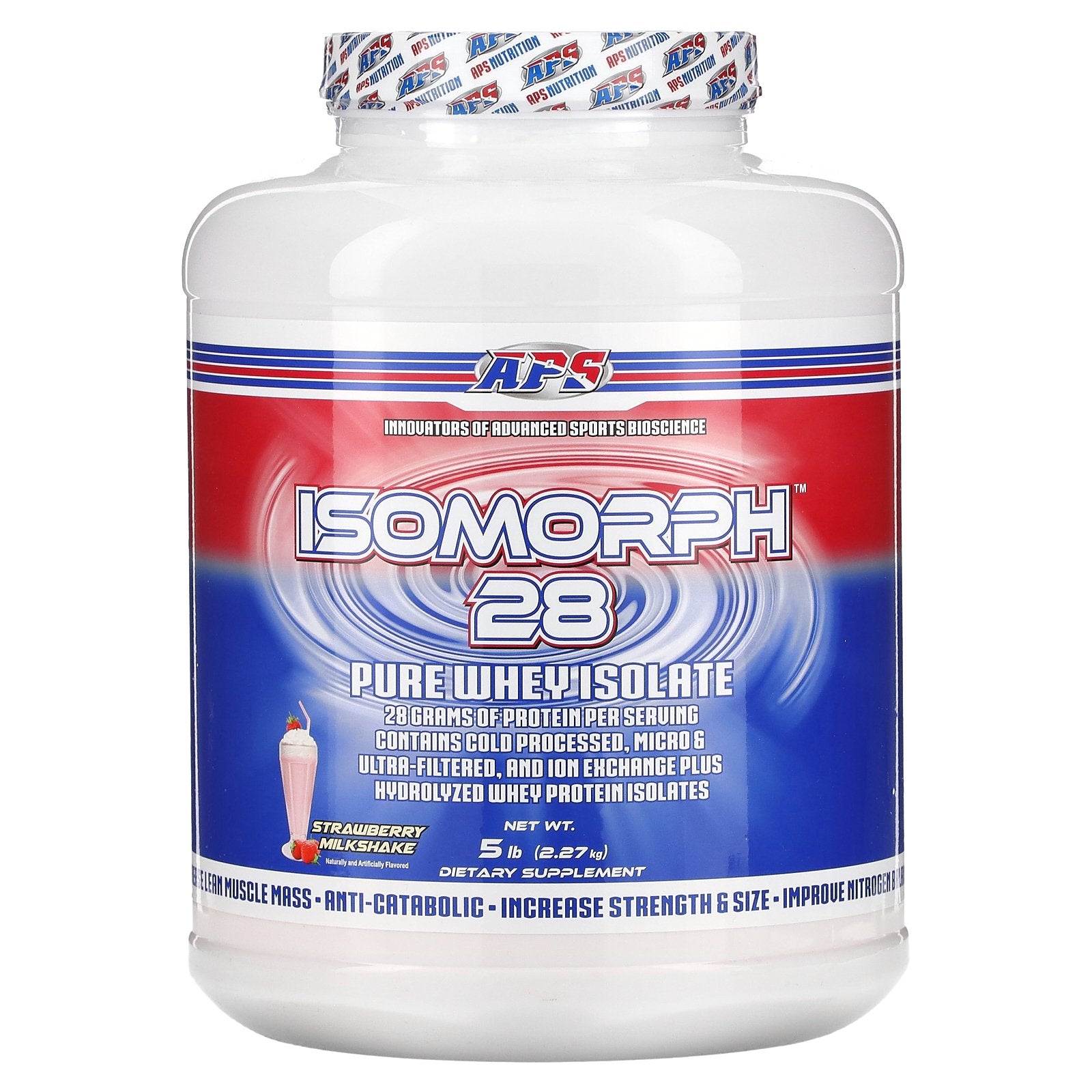 Foto 2 pulgar | Proteína En Polvo Aps Isomorph 28 Pure Whey Isolate 2.27 Kg - Venta Internacional.