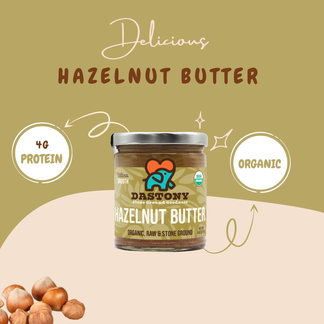 Foto 3 | Mantequilla De Avellana Dastony Organic Raw  240 Ml  Vegana Paleo Keto - Venta Internacional.