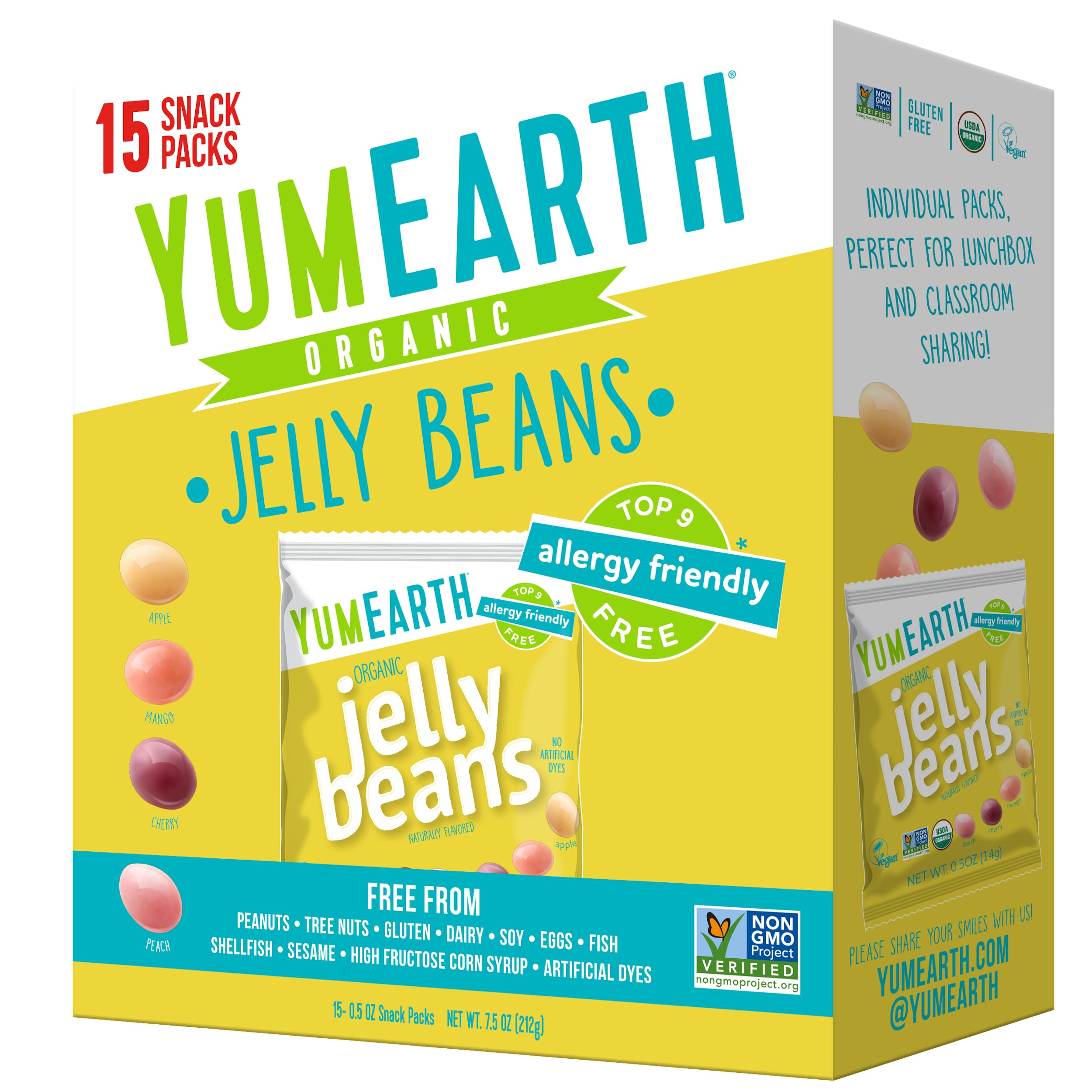 Foto 2 pulgar | Gominolas Orgánicas Candy Yumearth Con Sabor A Fruta  221 Ml  Paquete De 15 - Venta Internacional.