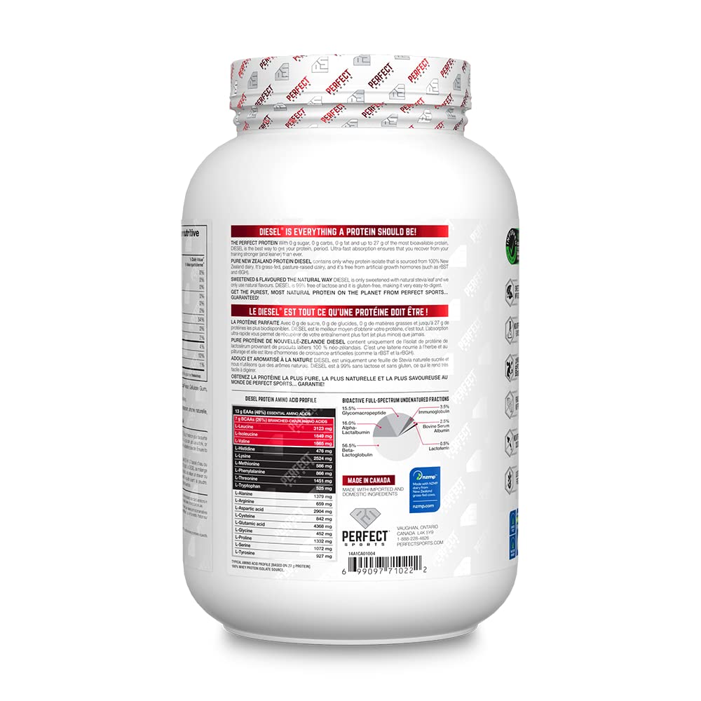 Foto 2 | Proteína De Suero Aislada Perfect Sports Diesel 26 G 0 G De Carbohidratos 0 G De Grasa - Venta Internacional.