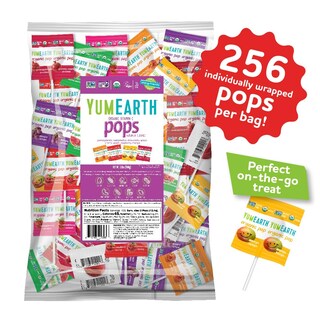 Foto 2 | Paquete Variado De Vitamina C Orgánica Lollipops Yumearth 250 Unidades - Venta Internacional.