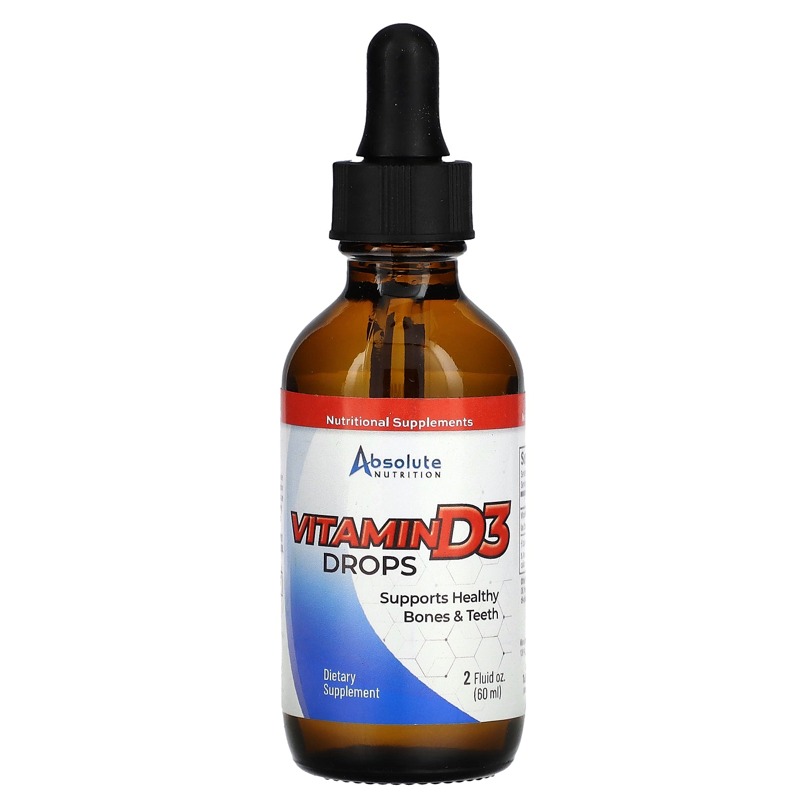 Foto 2 pulgar | Suplemento Absolute Nutrition De Vitamina D3 En Gotas  5000 Ui  60 Ml - Venta Internacional.