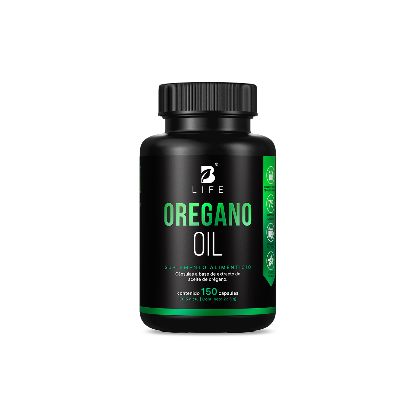 Foto 2 pulgar | Aceite de Orégano B Life 150 Cápsulas con Carvacrol y Vitamina C Oregano Oil