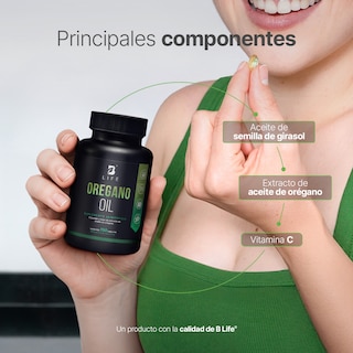 Foto 5 | Aceite de Orégano B Life 150 Cápsulas con Carvacrol y Vitamina C Oregano Oil