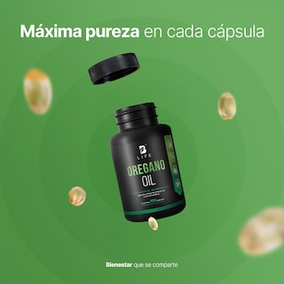 Foto 8 | Aceite de Orégano B Life 150 Cápsulas con Carvacrol y Vitamina C Oregano Oil