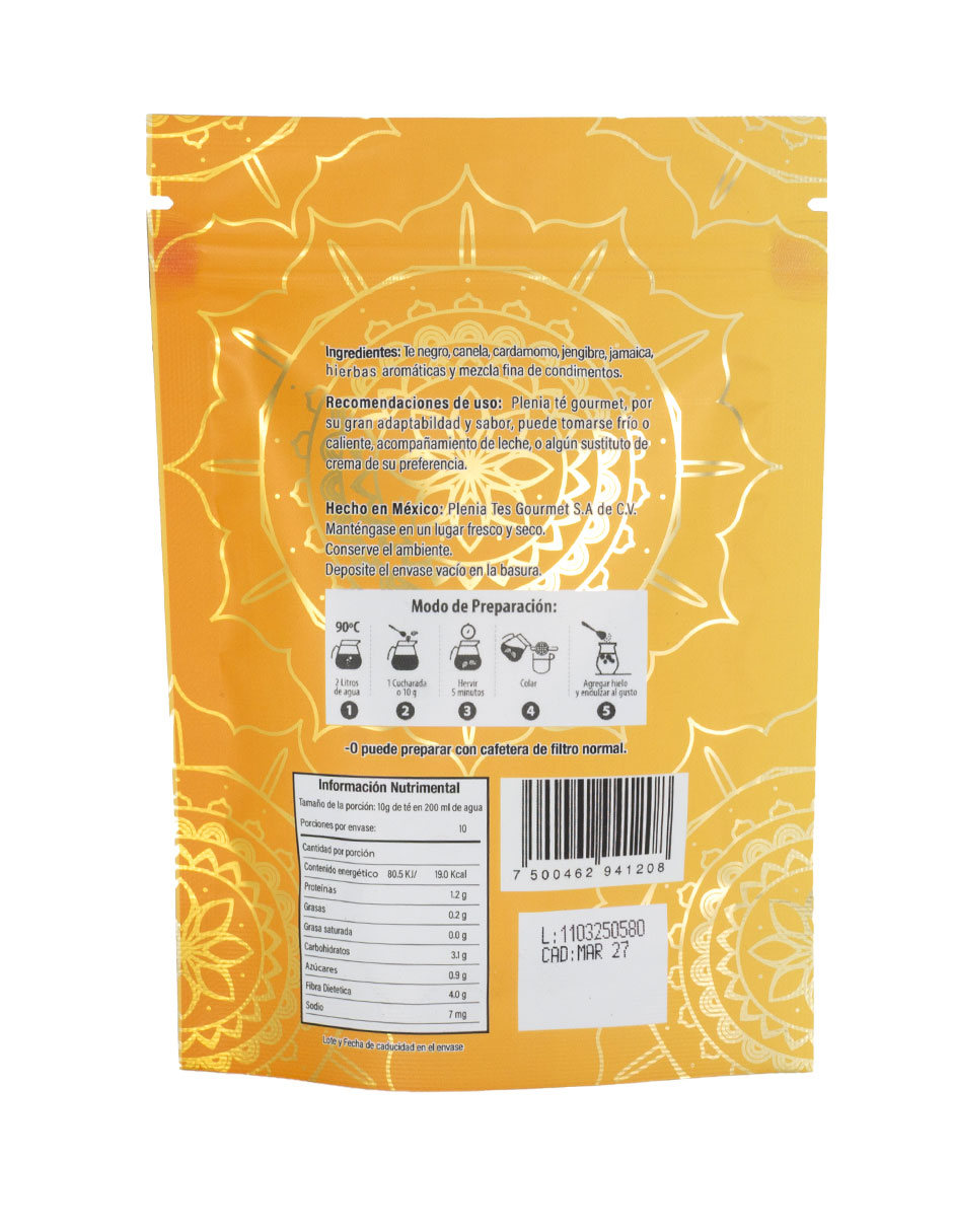 Foto 4 pulgar | Té Chai Consienteté