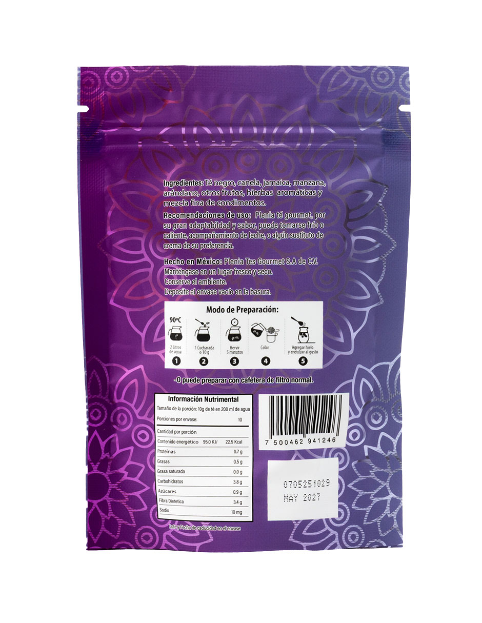 Foto 4 pulgar | Té Fruits Consienteté