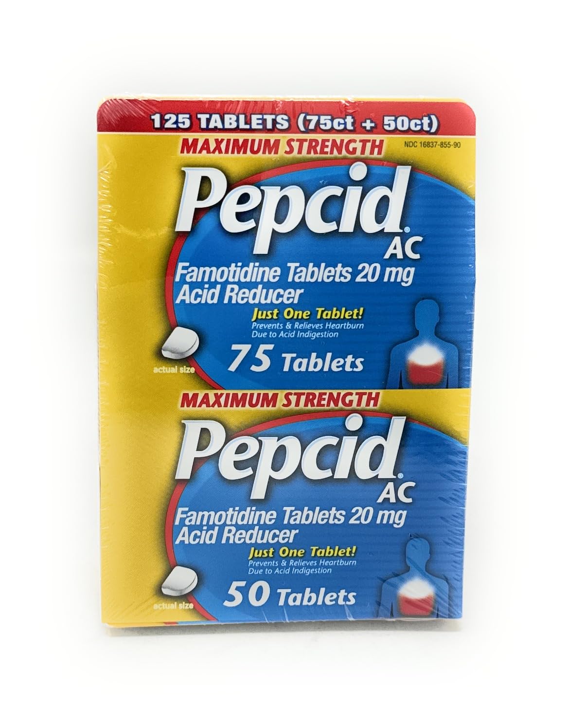 Foto 2 pulgar | Tabletas Para Aliviar La Acidez Estomacal Pepcid Ac Maximum Strength 125 - Venta Internacional.