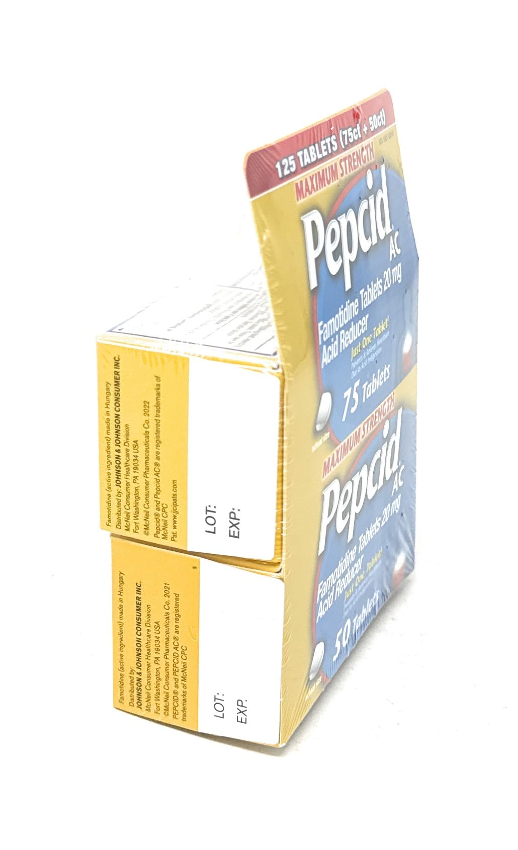 Foto 3 pulgar | Tabletas Para Aliviar La Acidez Estomacal Pepcid Ac Maximum Strength 125 - Venta Internacional.