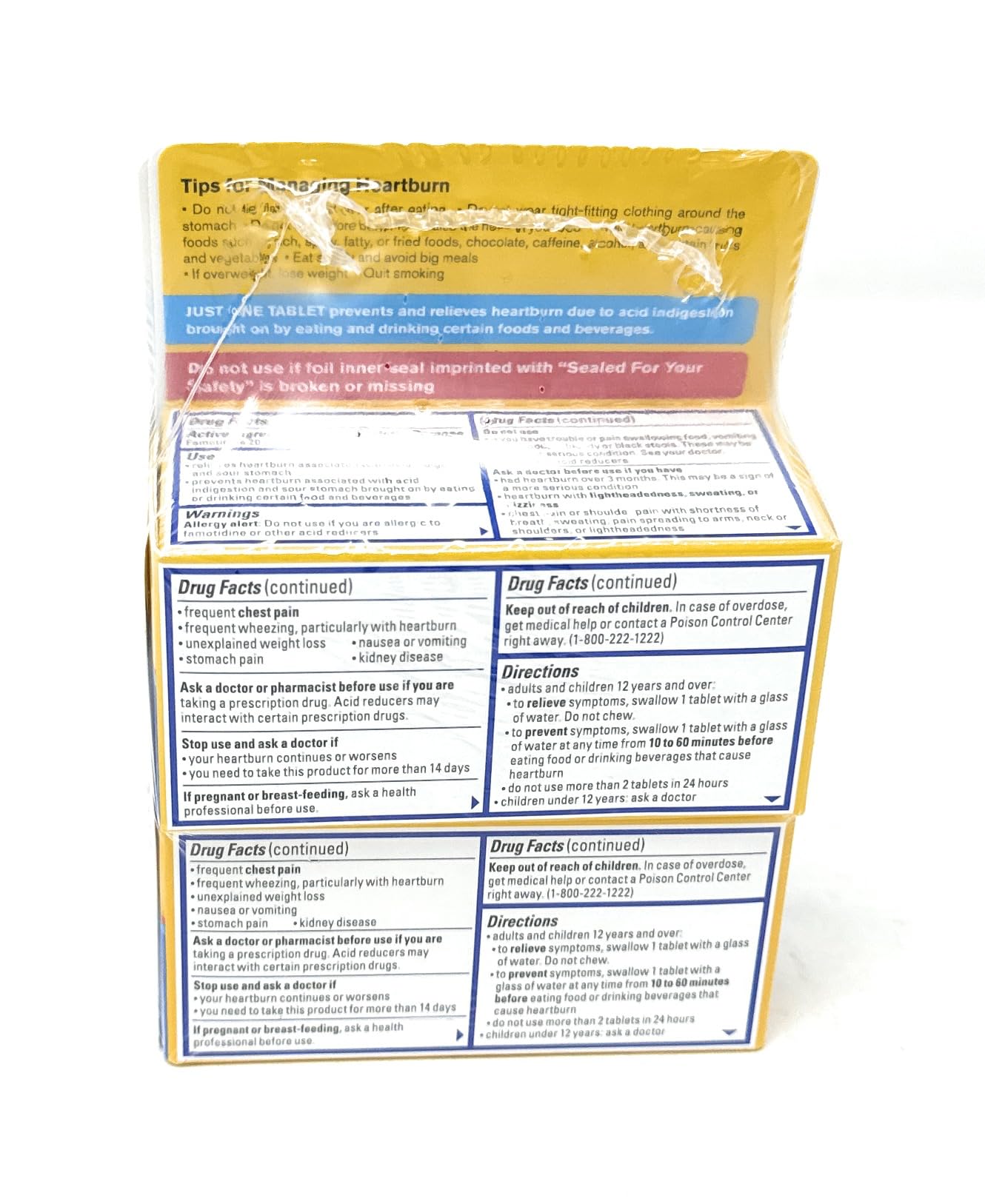 Foto 4 pulgar | Tabletas Para Aliviar La Acidez Estomacal Pepcid Ac Maximum Strength 125 - Venta Internacional.