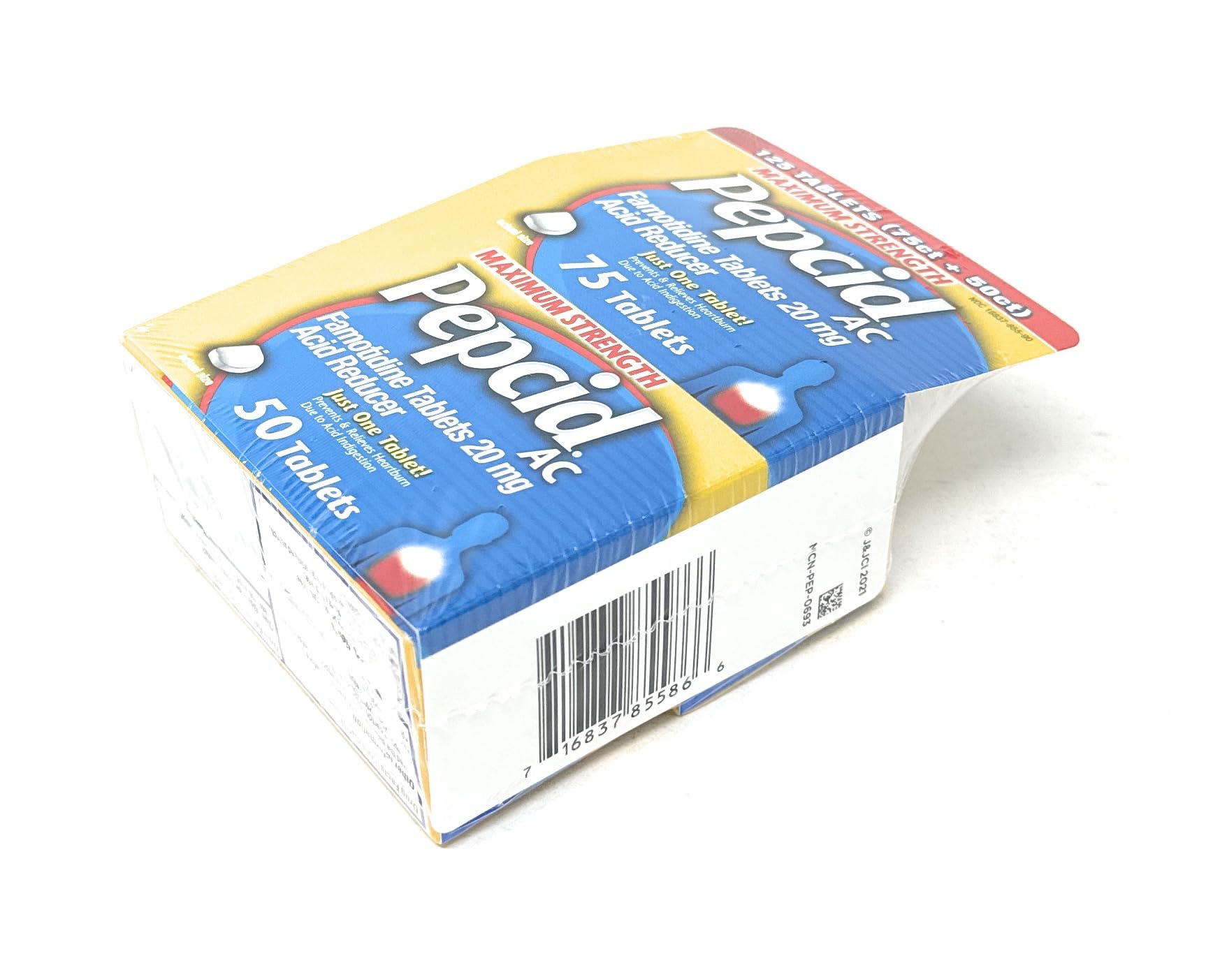 Foto 5 pulgar | Tabletas Para Aliviar La Acidez Estomacal Pepcid Ac Maximum Strength 125 - Venta Internacional.