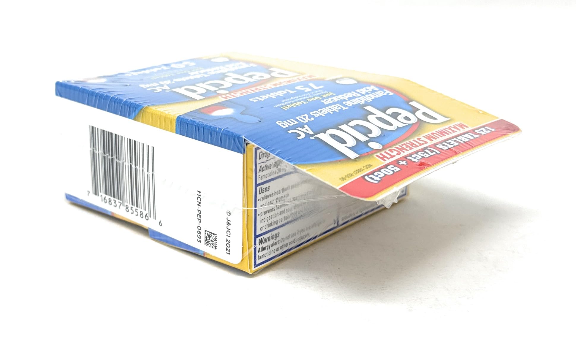 Foto 6 pulgar | Tabletas Para Aliviar La Acidez Estomacal Pepcid Ac Maximum Strength 125 - Venta Internacional.