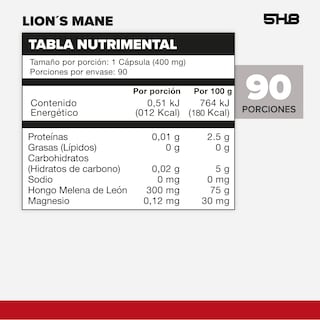 Foto 2 | 5h8 Lions Mane 90 Caps