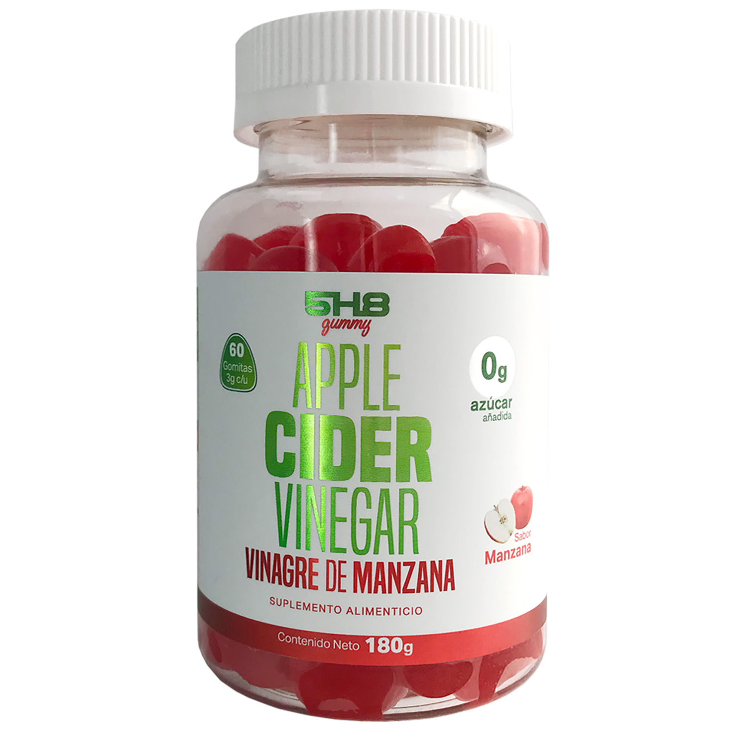 Foto 1 | Apple Cider Vinegar 5H8 60 Gomitas