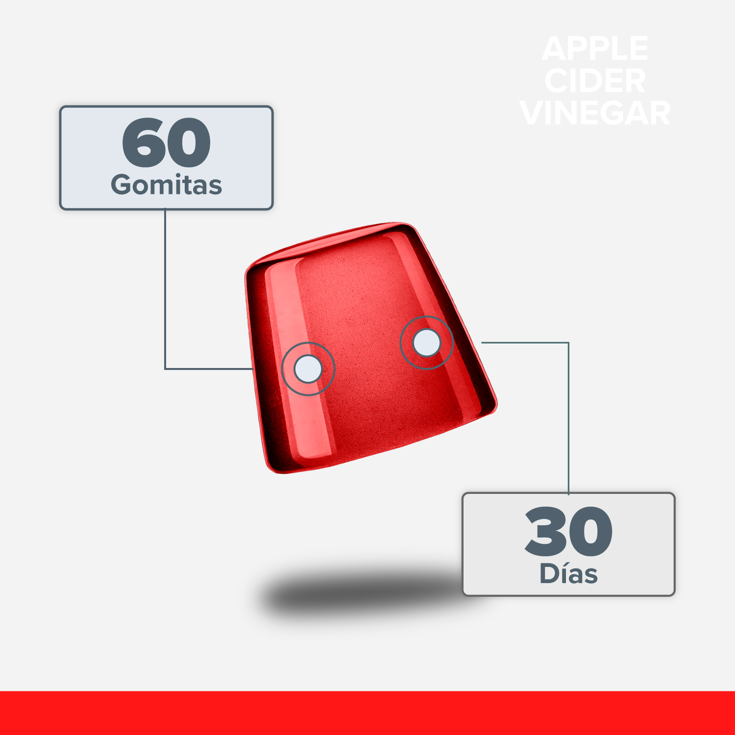 Foto 3 | Apple Cider Vinegar 5H8 60 Gomitas