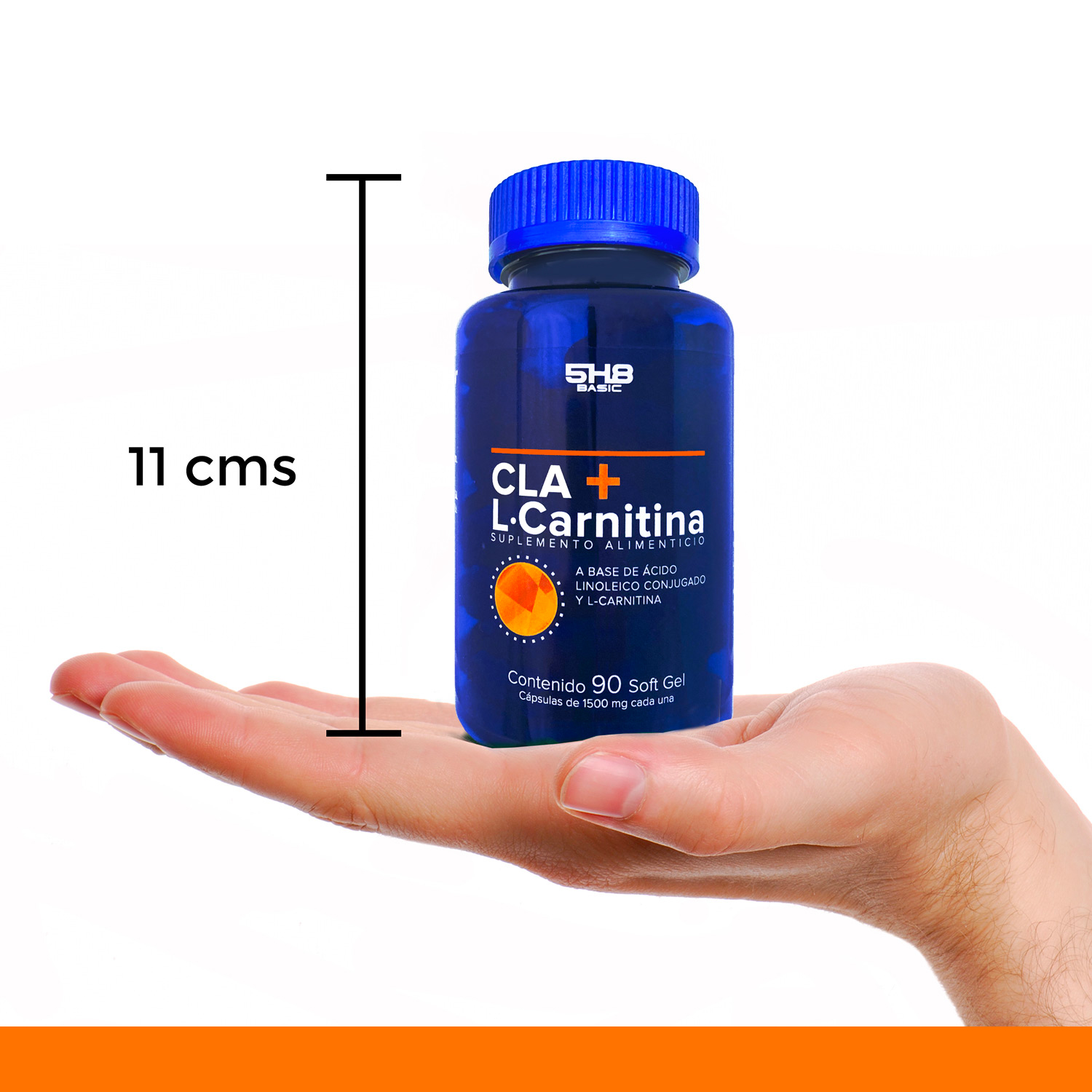 Foto 5 pulgar | Cla+L-Carnitina 5H8 90 Cápsulas