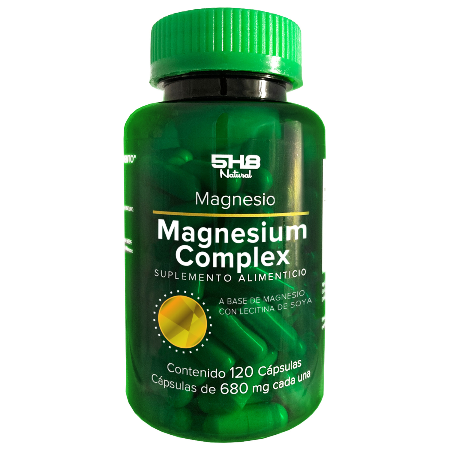 Foto 1 | Magnesium Complex 5H8 120 Cápsulas