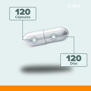 Foto 3 | C-300 5H8 120 Cápsulas