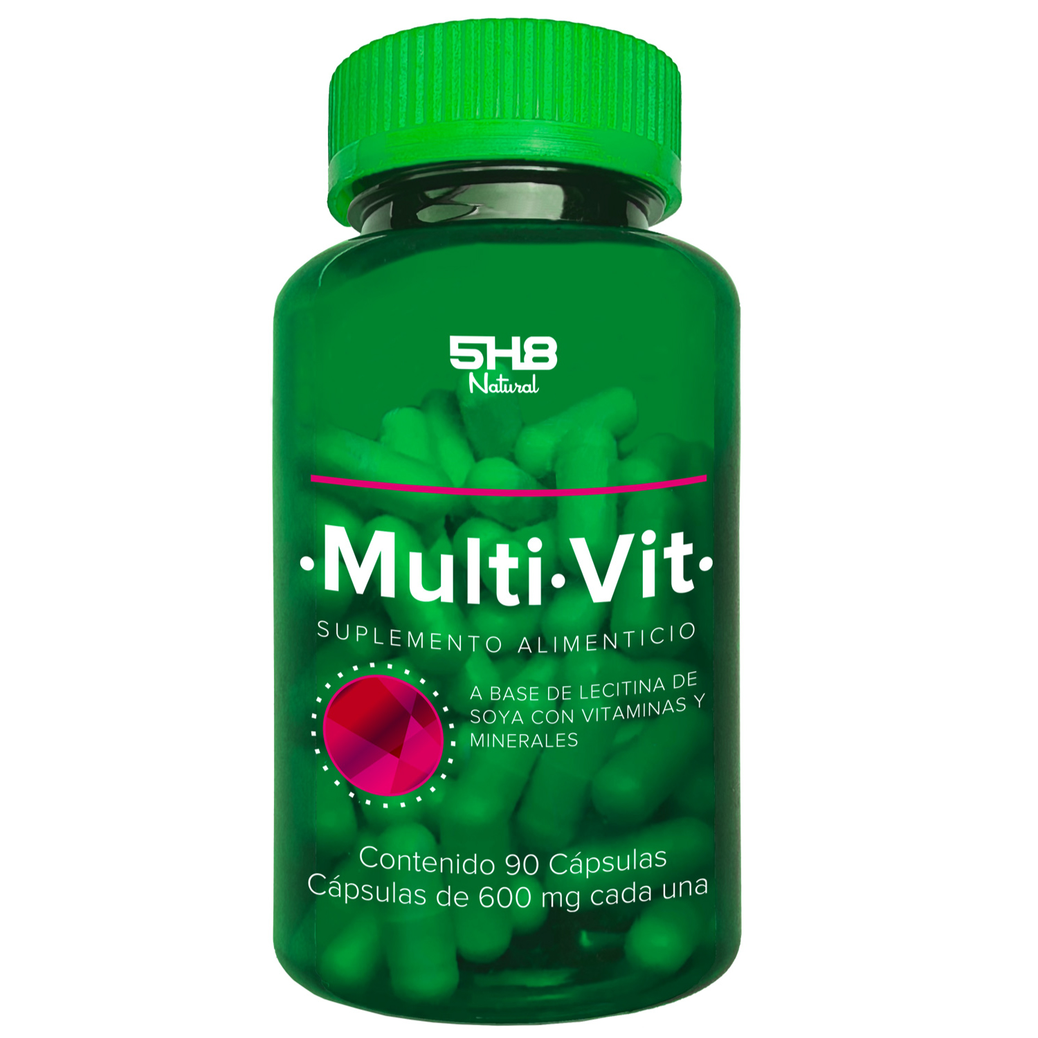 Foto 2 pulgar | Suplemento Alimenticio 5h8 Multivit 90 Caps