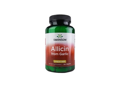 Foto 1 | Suplemento De Alicina Swanson A Partir De Ajo 12 Mg 100 Tabletas - Venta Internacional.
