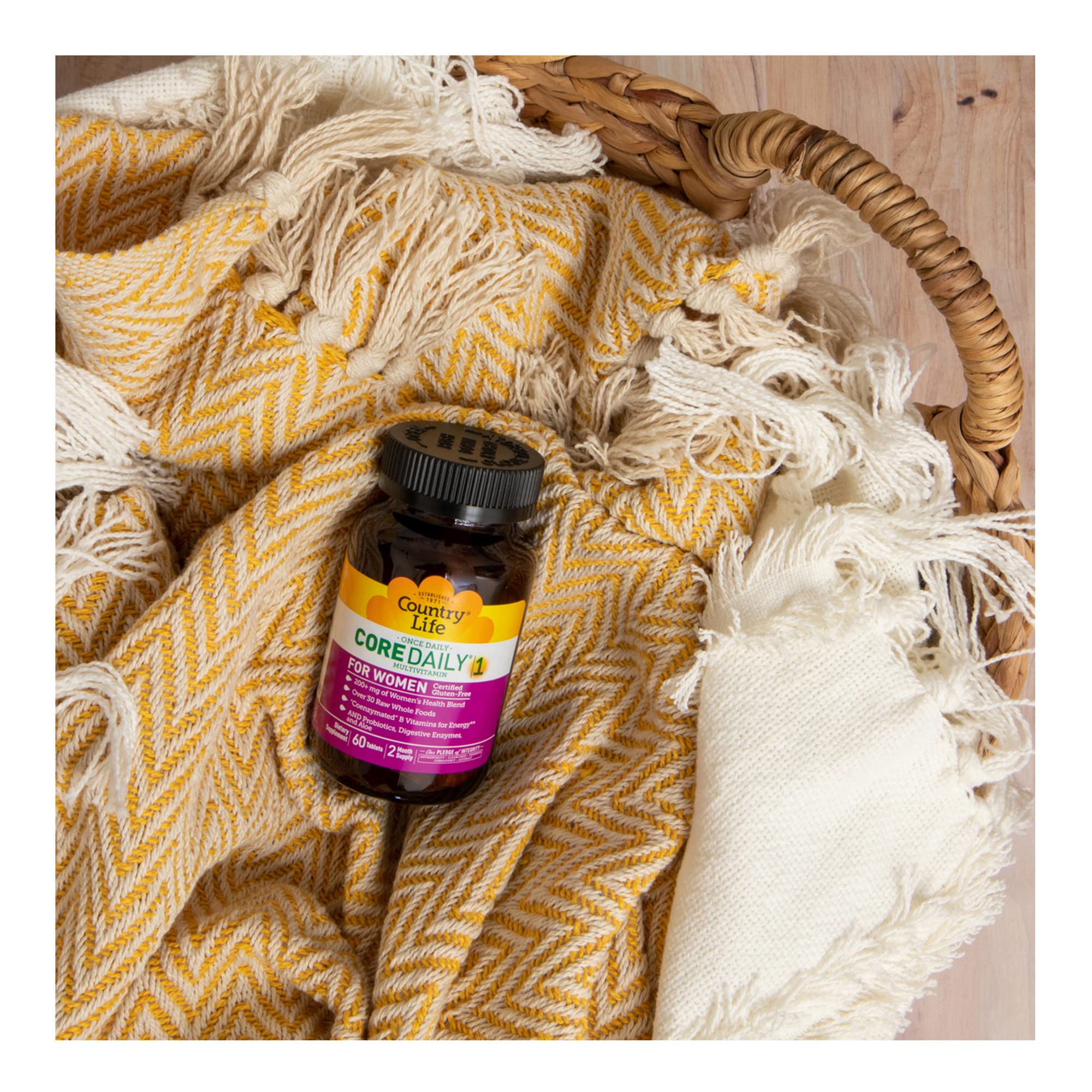 Foto 6 | Multivitamínico Country Life Core 1 Daily Women 60 Comprimidos - Venta Internacional.