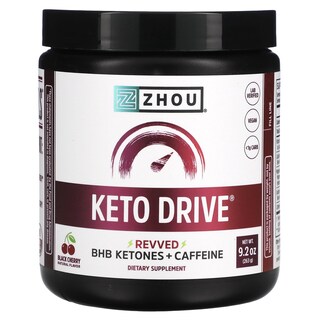 Foto 1 | Suplemento Zhou Nutrition Keto Drive Revved Black Cherry 263 G - Venta Internacional.