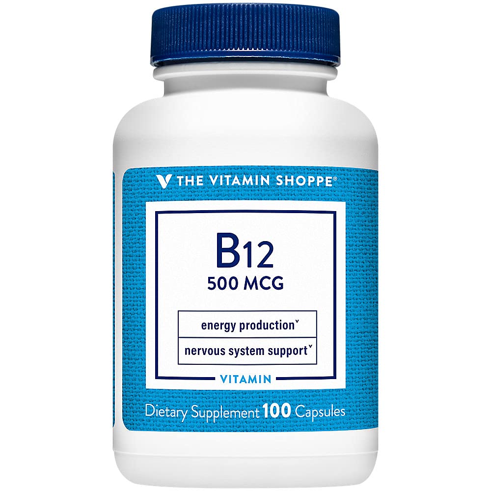 Foto 3 pulgar | Suplemento The Vitamin Shoppe De Vitamina B12  500 Mcg  100 Cápsulas - Venta Internacional.