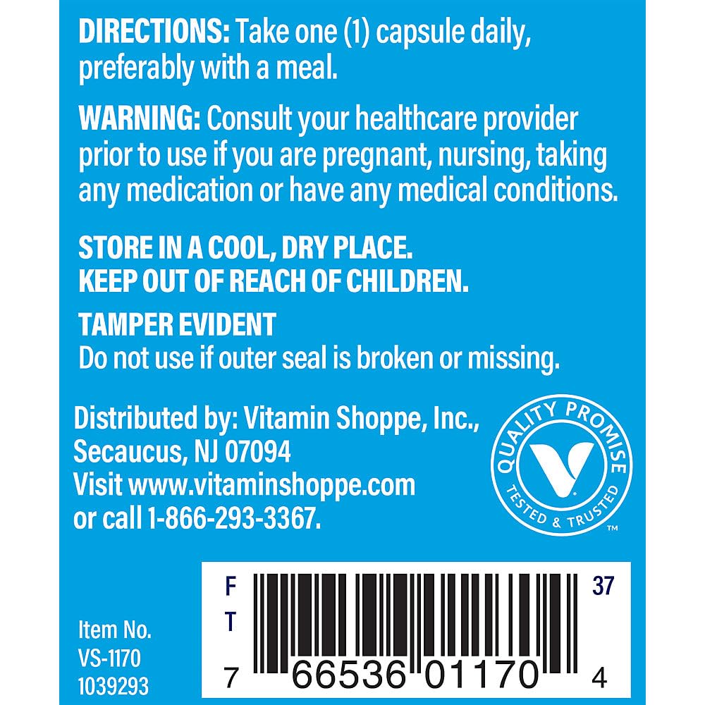 Foto 5 pulgar | Suplemento The Vitamin Shoppe De Vitamina B12  500 Mcg  100 Cápsulas - Venta Internacional.