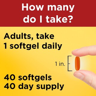 Foto 6 | Suplemento Nature Made De Coq10 De 400 Mg Para La Salud Del Corazón 40 Cápsulas Blandas - Venta Internacional.