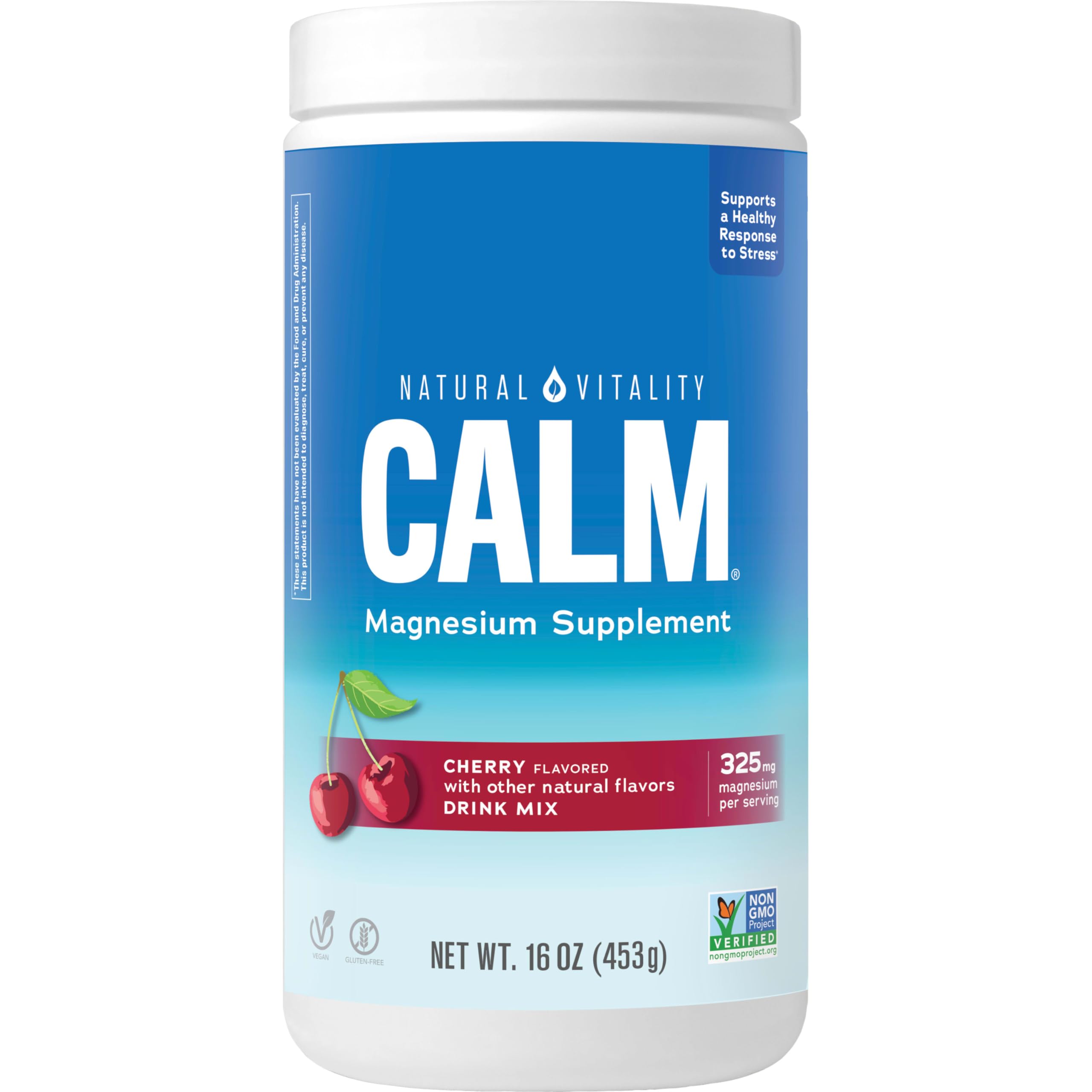 Foto 2 pulgar | Suplemento De Citrato De Magnesio Natural Vitality Calm 473ml - Venta Internacional.
