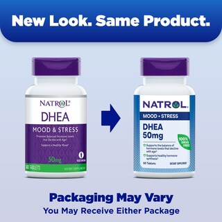 Foto 2 | Suplemento Natrol Mood & Stress Dhea 50 Mg 60 Comprimidos - Venta Internacional.