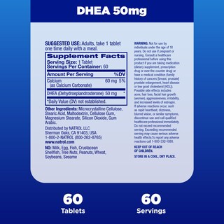 Foto 5 | Suplemento Natrol Mood & Stress Dhea 50 Mg 60 Comprimidos - Venta Internacional.