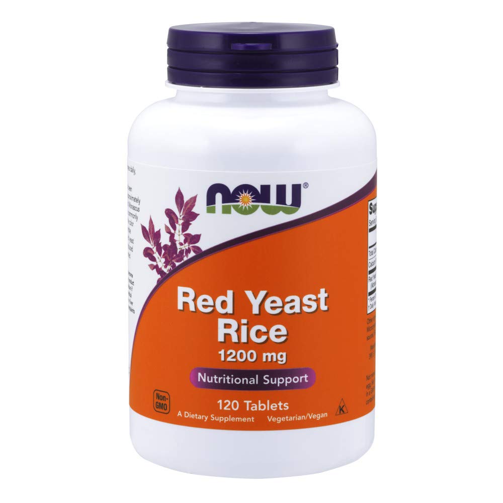 Foto 2 pulgar | Suplemento Now Foods  Levadura Roja  Arroz  1200 Mg  120 Comprimidos - Venta Internacional.