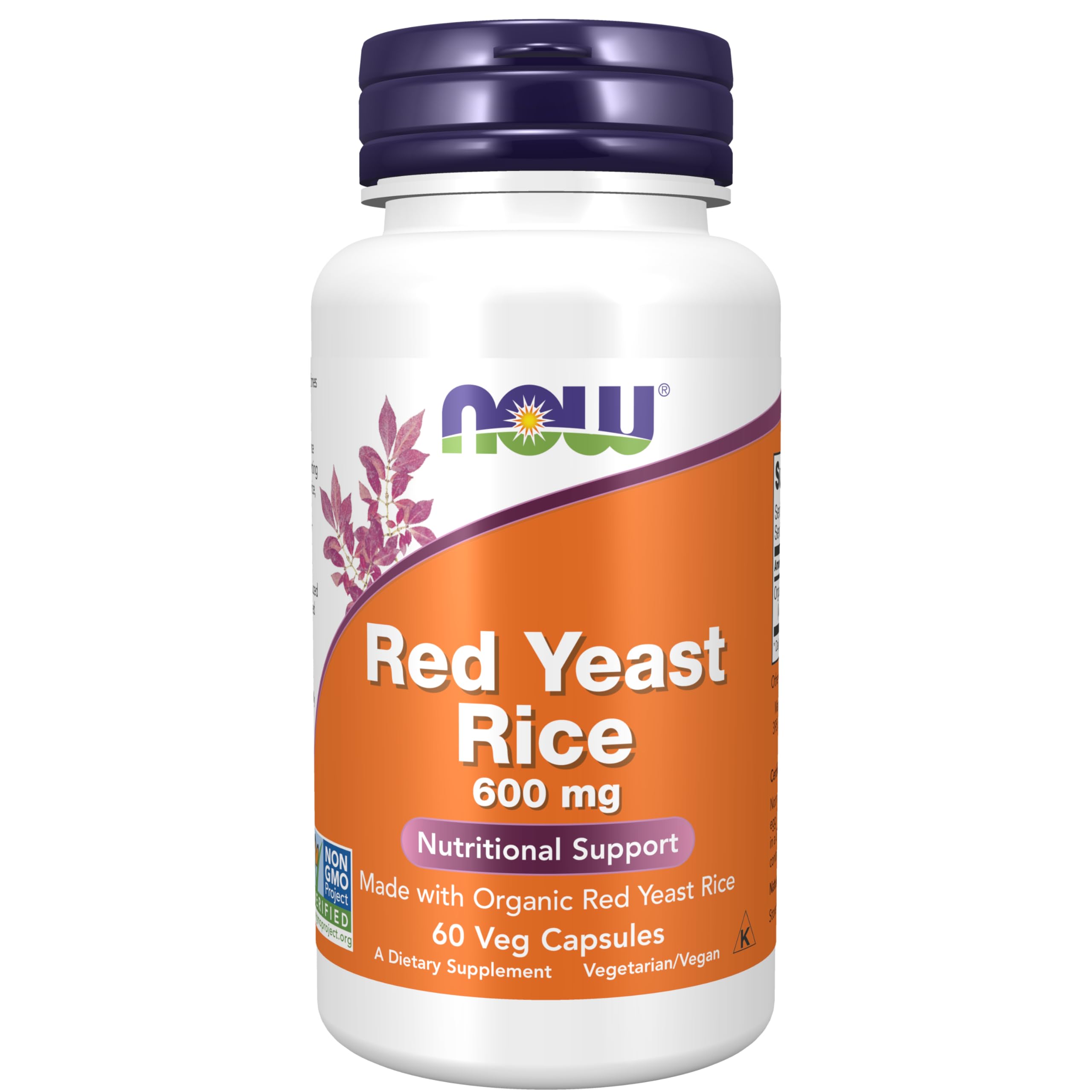 Foto 2 pulgar | Suplementos Now Foods  Levadura Roja  Arroz  600 Mg  60 Cápsulas Vegetarianas - Venta Internacional.
