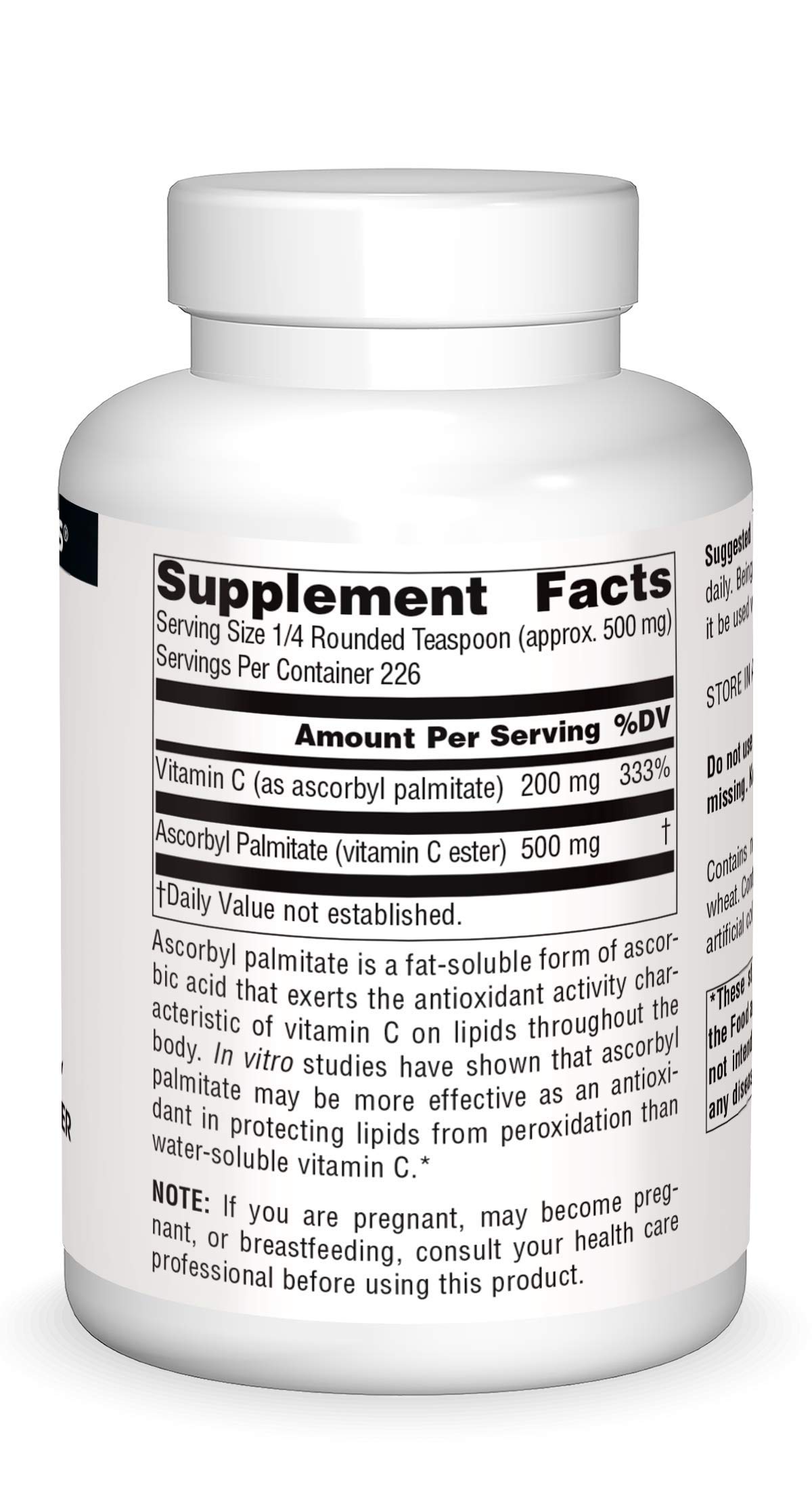 Foto 4 pulgar | Palmitato De Ascorbilo Supplement Source Naturals 120 Ml - Venta Internacional.