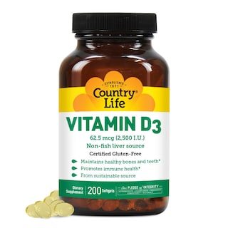 Foto 1 | Suplemento Country Life De Vitamina D3 2500 Ui Cápsulas Blandas 200 G - Venta Internacional.