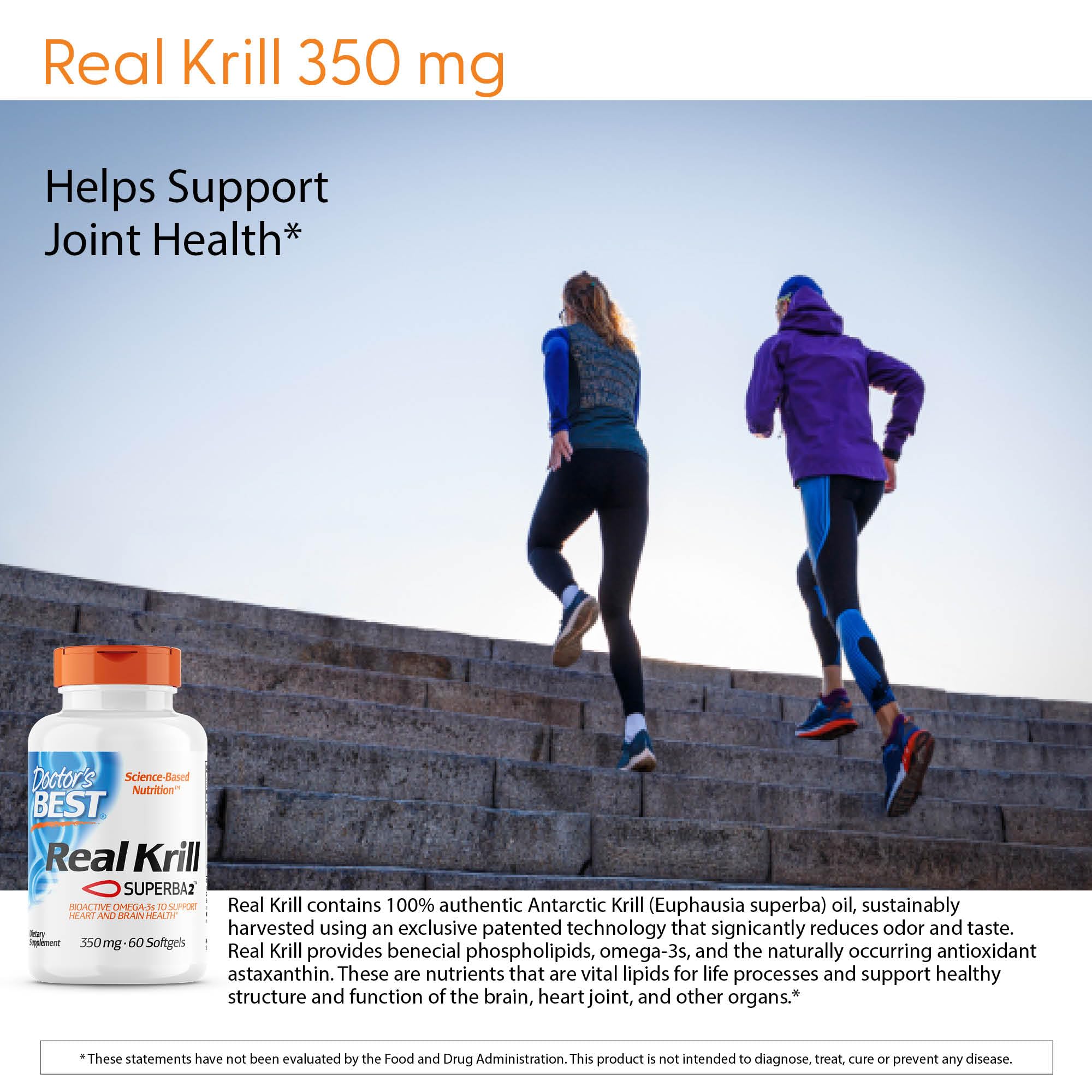 Foto 3 pulgar | Suplemento Doctor's Best Real Krill 350 Mg 60 Unidades - Venta Internacional.
